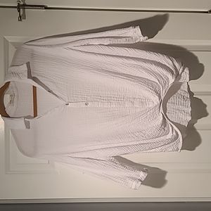 Just Living size L Gauzy blouse